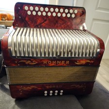 Hohner "Corso" 2 row Accordion Excellent Condition Made in Germany
