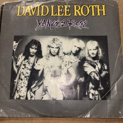DAVID LEE ROTH Yankee Rose WARNER BROS 7-28656 VG+ 45 RPM 1986 Hard Rock 7''