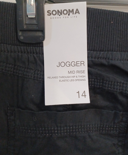 SONOMA GOODS FOR LIFE CONVERTIBLE JOGGER WOMEN'S PANTS SZ. 14 NWT - Picture 10 of 12