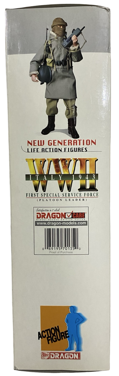 WWII First Special Service Force フィギュア First Special Service Force - Nick Dragon Action Figure - Machinegun ミリタリー