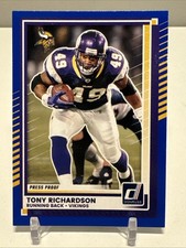 2025 Panini Donruss - Tony Richardson #70 Press Proof Blue