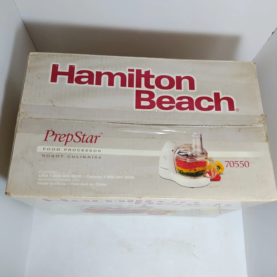 Hamilton Beach PrepStar Food Processor Wide 8 Cup Bowl 2-Speed Plus Pulse 70550 - Image 4 of 4