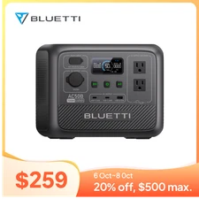 BLUETTI AC50B 700W 448Wh Portable Light Power Station for Mountain Trip Camping