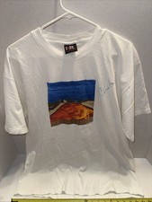 Vtg Autographed 1999 Red Hot Chili Peppers Californication Album Shirt By Giant