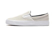 Converse Cons One Star CC Pro A11170C Suede Slip On Cream Skate Shoes