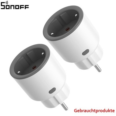 2x SONOFF Smart Wlan Steckdose 16A Smart Stecker mit Strommessung,Überlastschutz