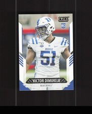 2021 Score #397 Victor Dimukeje  ROOKIE CARD