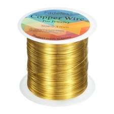 wire 328ft 28 Gauge Copper Craft Wrapping Wire Gold