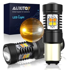 AUXITO LED 1157 Turn Light Signal Switchback Bulbs Amber White Anti Flash Hyper