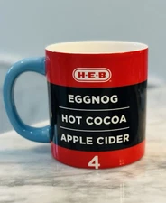 H-E-B HOLIDAY AISLE MUG Cocoa Tea Coffee Cup HEB BRAND SHOP Grocery Store DISH