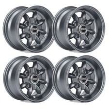 CLASSIC MINI 10" x 6J ET-3 4x101.6 MATTE GREY ALLOY WHEELS Z3756