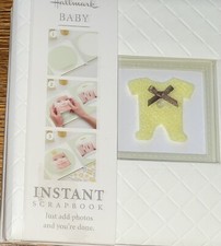 Hallmark Baby Pre-Designed Scrapbook Complete Album 6x6 Photo Memories Infant