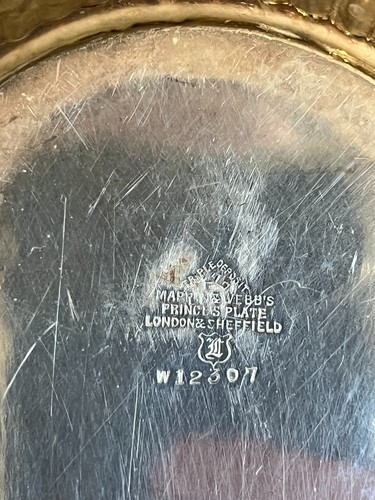 Mappin and Webb Silverplated Triple Deposit Princes Plate Bowl - Picture 12 of 13