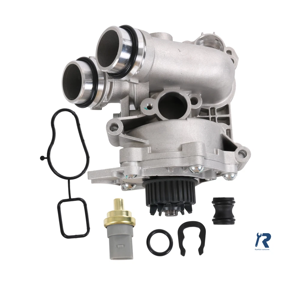 Водяной насос в сборе подходит для VW CC TT Tiguan TSI 08-16 Audi A3 A4 A5 Q6 Quattro - Изображение 2 из 4