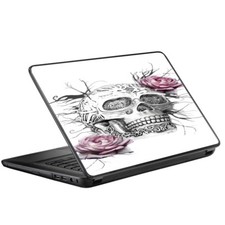 Skin Decal for HP 2000 Laptop 2013-14 15.6" 15" / Roses in Skull