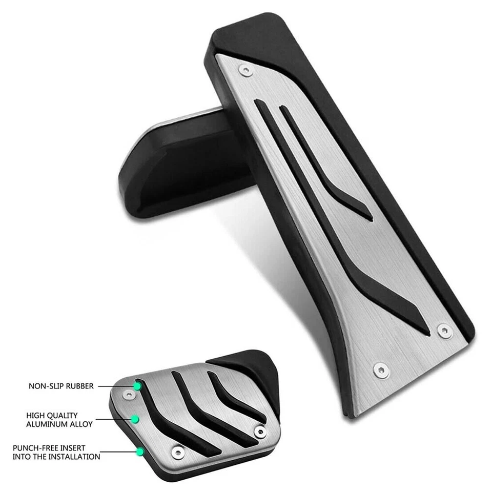 Reposapiés Pedales de freno Pastilla Cubierta Gas Acelerador Pie Para BMW 328i 428i X3 Foto 4 de 4
