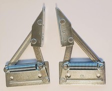 1 Pair Bench Seat Hinges with spring for Seat Tops Weighing up 12 kg (26.4 lbs)