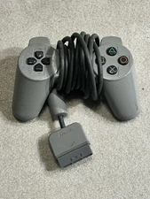 PlayStation One Controller Wired TESTED Works Wire Damage Deterioration
