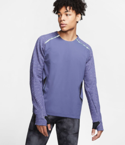 mens nike running long sleeve top