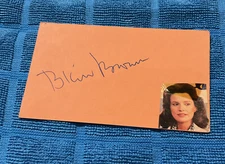 AUTOGRAPH BLAIR BROWN Dracula 1973 TV  SPACE COWBOYS  ORANGE NEW BLACK  INDEX