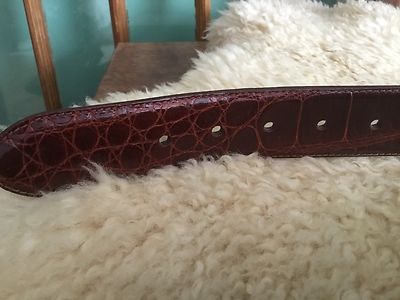Ralph Lauren Genuine Crocodile Belt 30 Italy | eBay