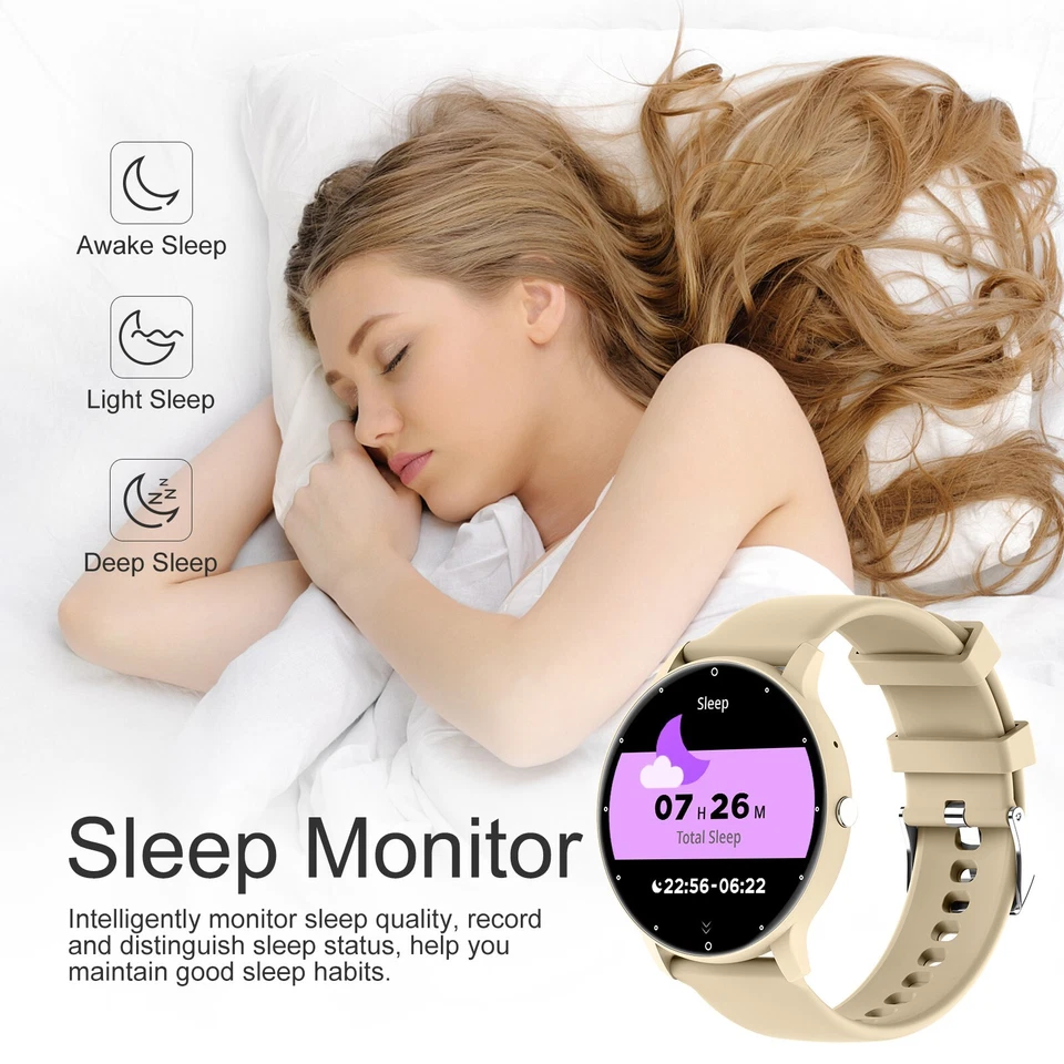 Reloj inteligente 2025 fitness ritmo cardíaco monitor de presión arterial pulsera impermeable Foto 2 de 4