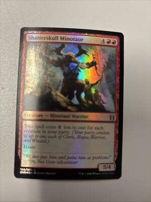 Shatterskull Minotaur Magic The Gathering Foil ZNR 160/280 