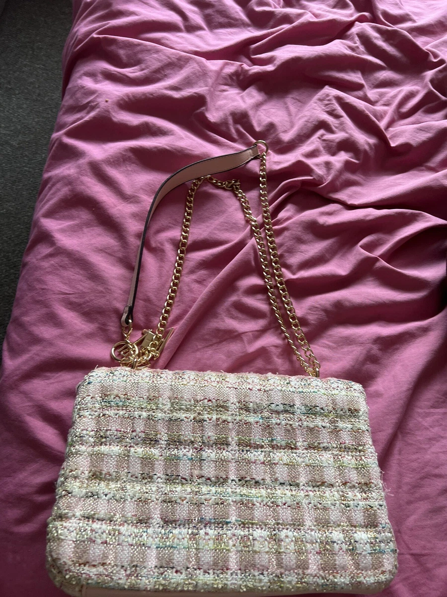 River island tweed bag sale