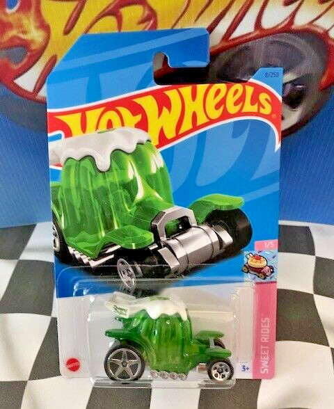 Hot Wheels 2023 HW Sweet Rides 1/5 008 Dessert Drifter Green 5sp