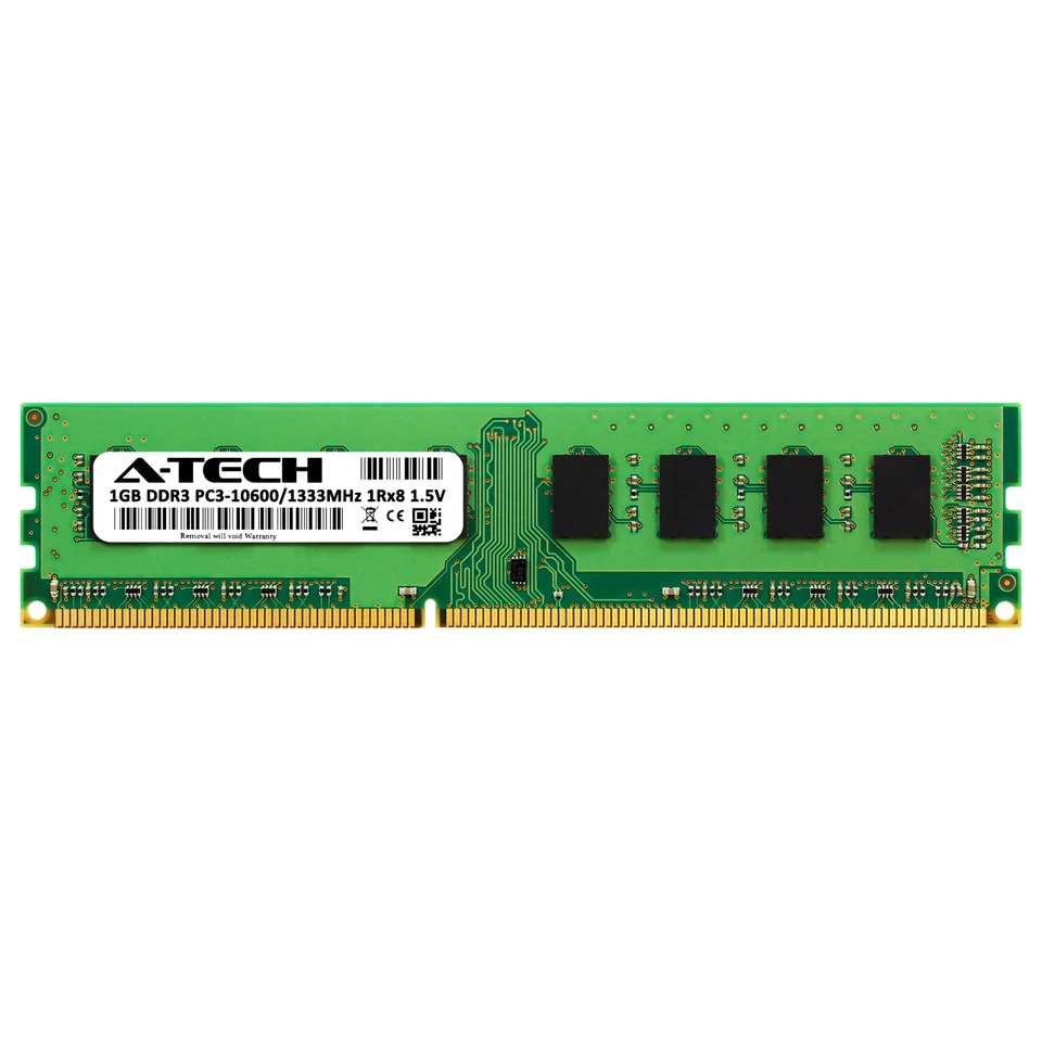 1GB DDR3 PC3-10600 DIMM (Hynix HMT112U6AFP8C-H9 Equivalent) Desktop Memory RAM - Image 2 of 4