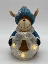 Christmas Moose With Light Up Wreath Christmas Decor Country Farmhouse