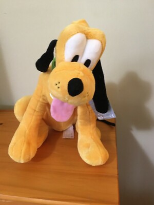 NWT Disney Store Pluto Dog BIG Stuffed Animal Plush 19