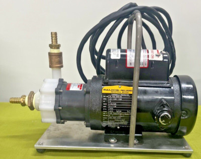 Baldor Industrial Motor,UL File E46145 with March Pump Model: TE-5K-MD