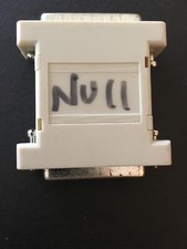 DB25 Parallel Port Null Modem Adapter 25 Pin Female/Male Adaptor