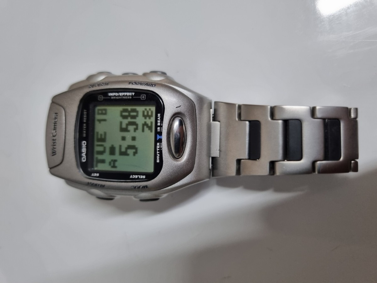 Rare Casio Wrist Camera Watch WQV-2 Retro Vintage Working | eBay Rare Casio Wrist Camera Watch WQV-2 Retro Vintage Working | eBay