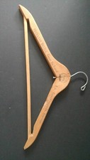 Vintage Palmer House Chicago Sheraton Hotels 2 Wooden Wood Hangers 62-B 1 