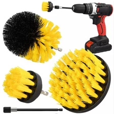 4PCS Drill Brush Set for Tiles & Grout Power Scrubber &Cleaner for Showers Walls