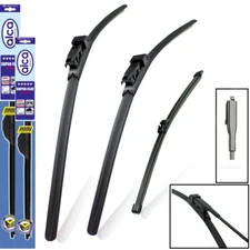 Fits Mercedes Sprinter 2006-2018 alca Flat Wipers Full Set ASF26"24"PT 17"X1