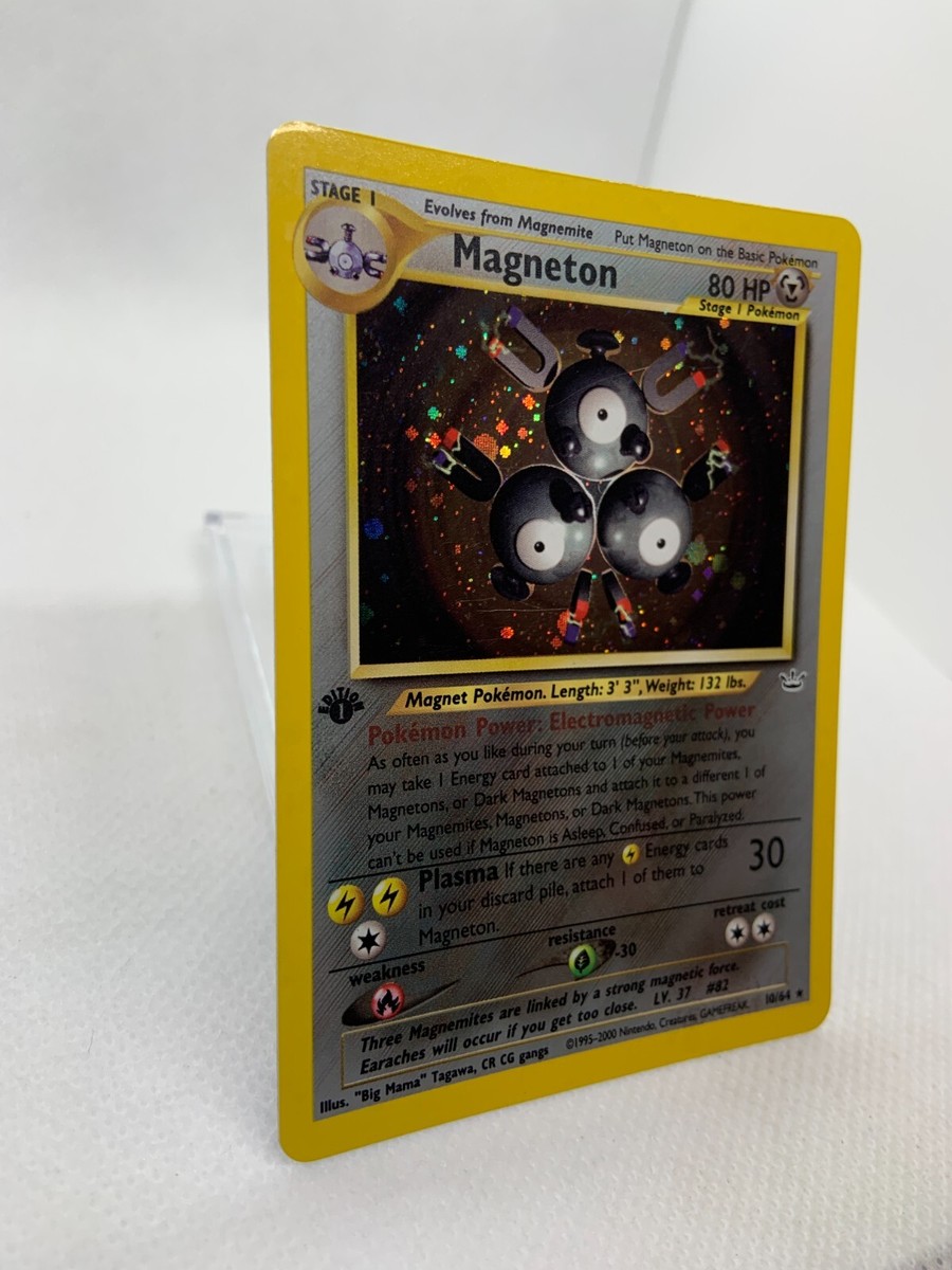 ポケモン - Magnetonレアコイル  1ED 1st Edition 9/102 英語版 希少 ポケカ レアコイル 英語版 旧裏面 Magneton ポケモンカード