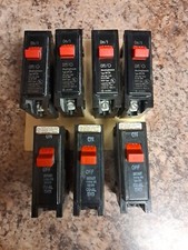 LOT OF 7 Bryant Westinghouse BR120 1 Pole 20 Amp Circuit Breakers.