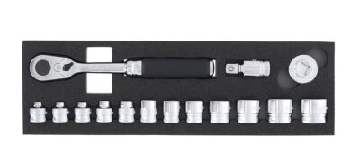 Yamashita Ko-Ken Socket Set Z-Eal 3285ZA 15pcs Plug Angle 9.5mm Japan Yamashita