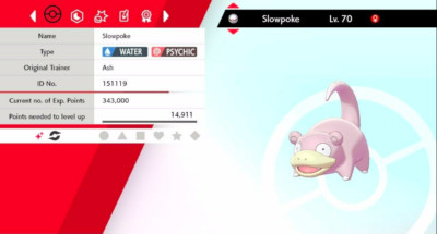 Pokemon Schwert & Schild Shiny Slowpoke 6IV Max EVs