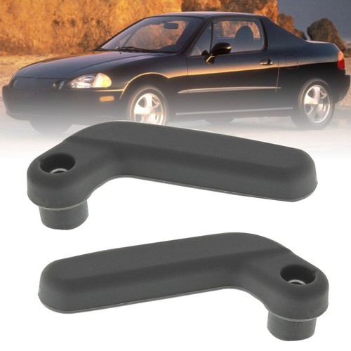 Black Driver Passenger Targa Top Roof Lock Handles For 1993-1997 Honda Del-Sol - Picture 10 of 10