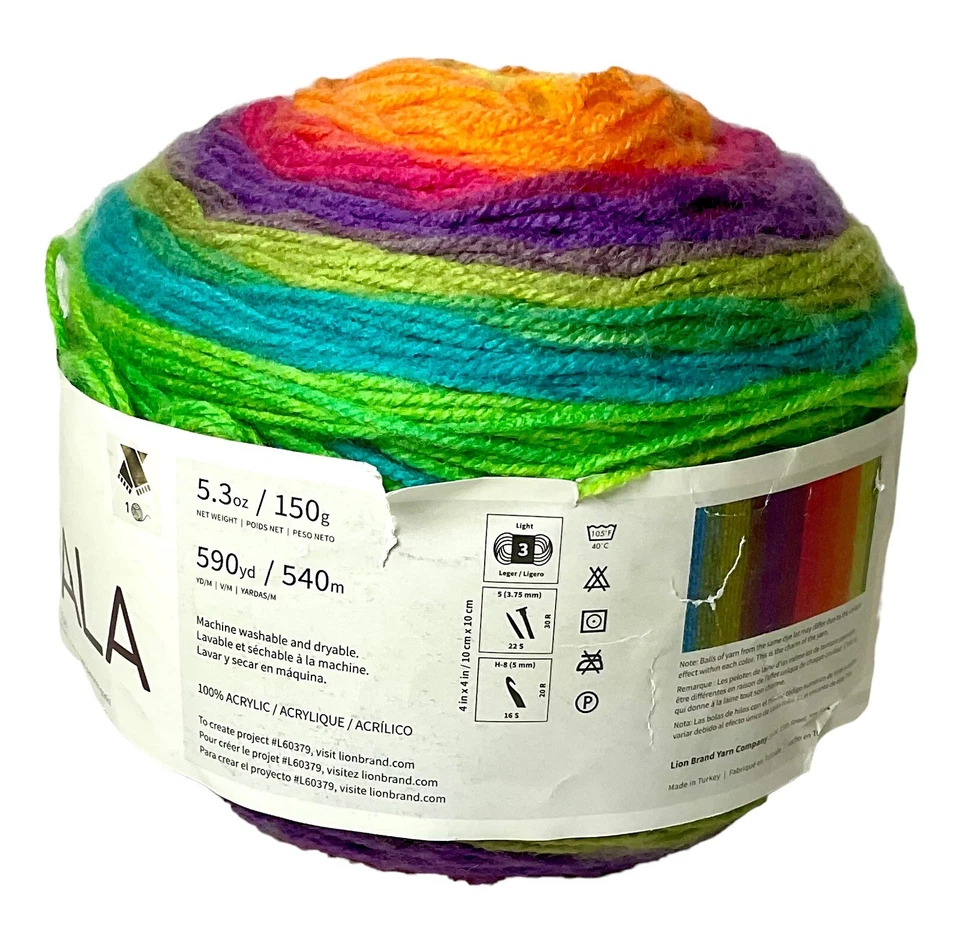 Lion Brand Yarn Mandala “Gnome” 100% Acrylic Cake Skein (1) NEW - Image 3 of 4