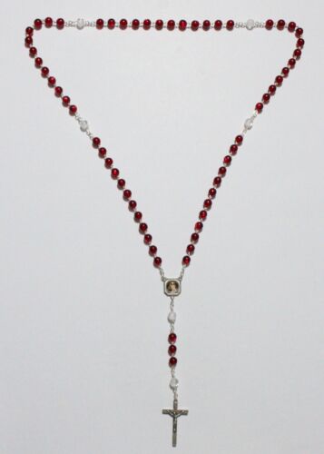 Precious Blood of Christ Chaplet Plastic Beads Blood of Christ Rosary