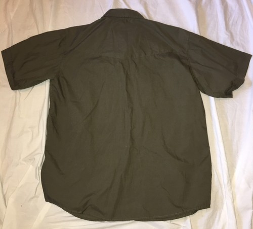 Round Em Western Gear Men's Shirt Pearl Snaps Bulls men's sz Medium VGC - Picture 8 of 9