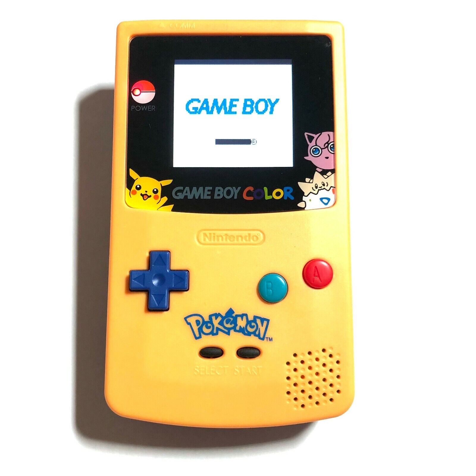 Nintendo Pokemon Gameboy Color Pikachu Edition + Pokemon Red, Blue