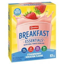 Carnation Breakfast Essentials Powder Drink Mix Pack of 6 Nutritional Beverage