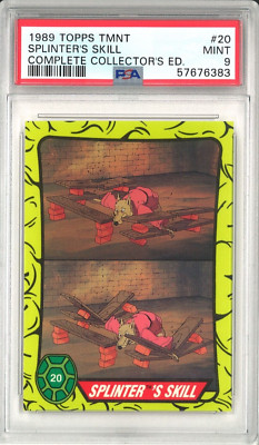 1989 Topps Teenage Mutant Ninja Turtles #20 Splinter Skill PSA 9 MT TMNT CCE 1