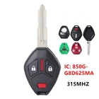 For 2014 2015 Mitsubishi Mirage Keyless Entry Car Remote Key Fob Transmitter 3B